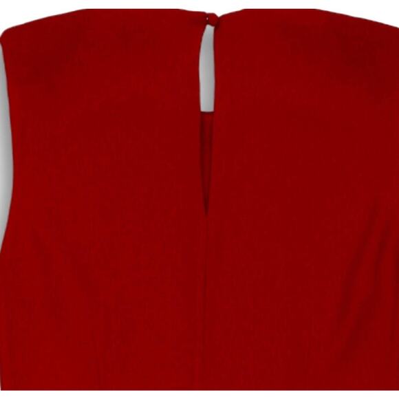 ARMANI EXCHANGE AX Bright Red Sheath Dress Size 0 Sleeveless - Picture 4 of 4